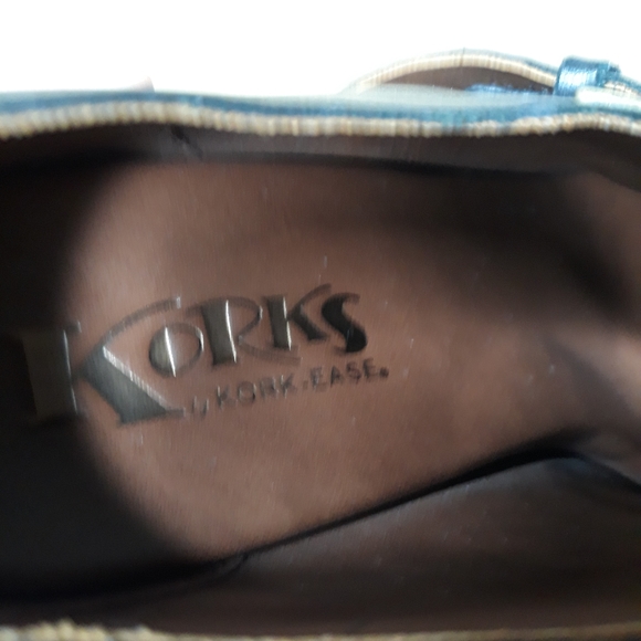 Korks by Kork-Ease Buckled Detail Booties Leather Wrapped Heel Size 9.5-41 - Picture 5 of 11